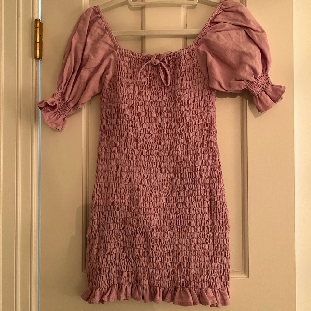 Faithful the brand purple mini dress